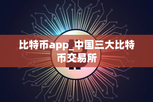 比特币app_中国三大比特币交易所