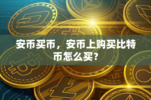 安币买币，安币上购买比特币怎么买？