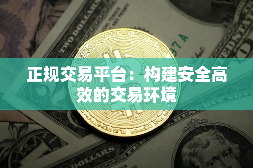 正规交易平台：构建安全高效的交易环境