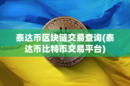 泰达币区块链交易查询(泰达币比特币交易平台)