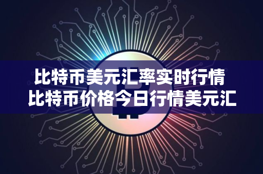 比特币美元汇率实时行情 比特币价格今日行情美元汇率