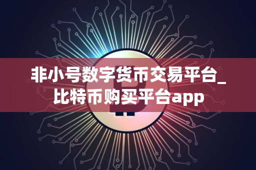 非小号数字货币交易平台_比特币购买平台app