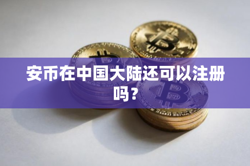 安币在中国大陆还可以注册吗?
