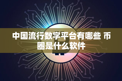 中国流行数字平台有哪些 币圈是什么软件 中国流行数字平台有哪些 币圈是什么软件