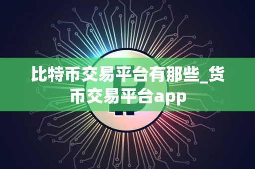 比特币交易平台有那些_货币交易平台app