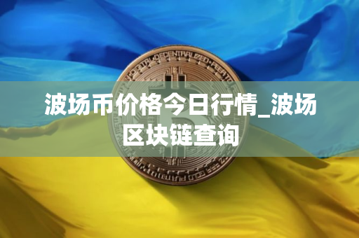 波场币价格今日行情_波场区块链查询