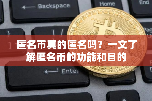 匿名币真的匿名吗？一文了解匿名币的功能和目的