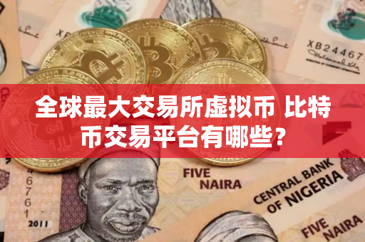 全球最大交易所虚拟币 比特币交易平台有哪些？