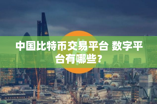 中国比特币交易平台 数字平台有哪些？