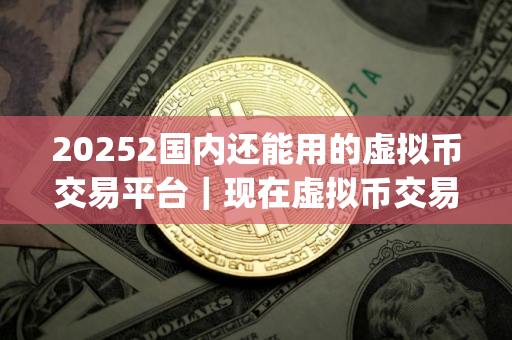 20252国内还能用的虚拟币交易平台｜现在虚拟币交易app