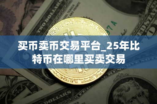 买币卖币交易平台_25年比特币在哪里买卖交易