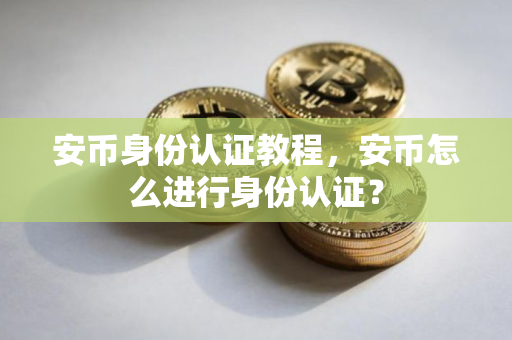 安币身份认证教程，安币怎么进行身份认证？
