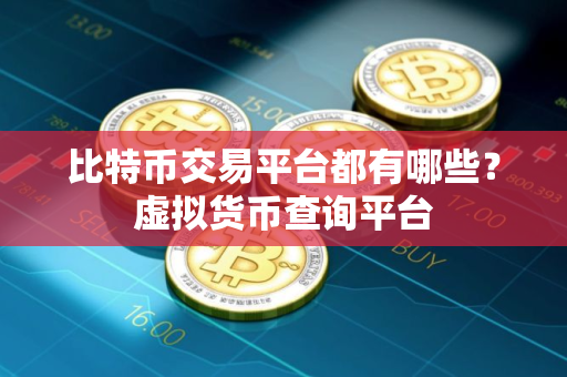 比特币交易平台都有哪些？虚拟货币查询平台