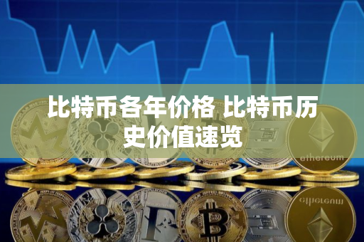 比特币各年价格 比特币历史价值速览
