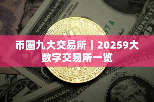 币圈九大交易所｜20259大数字交易所一览