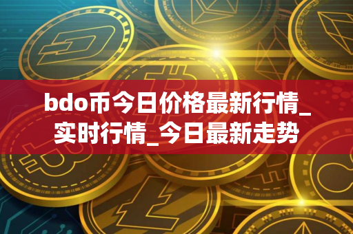 bdo币今日价格最新行情_实时行情_今日最新走势