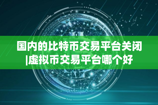 国内的比特币交易平台关闭|虚拟币交易平台哪个好