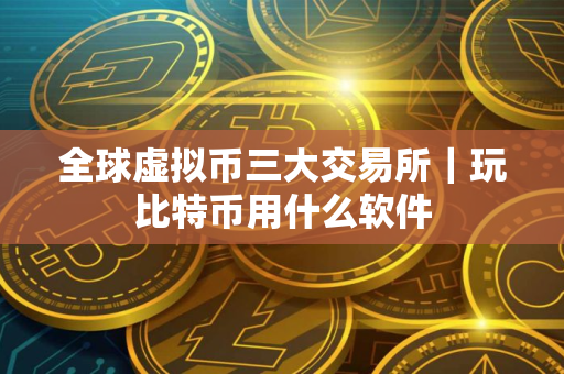 全球虚拟币三大交易所｜玩比特币用什么软件