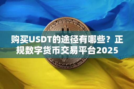 购买USDT的途径有哪些？正规数字货币交易平台2025