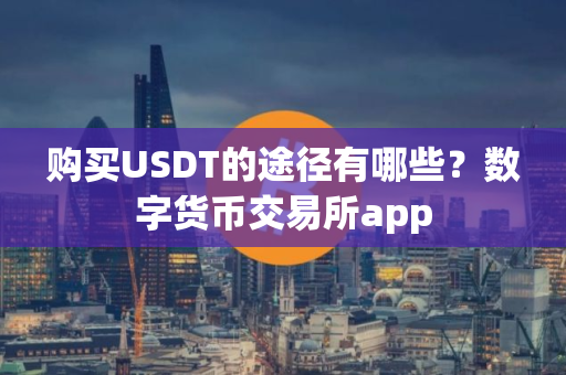 购买USDT的途径有哪些？数字货币交易所app