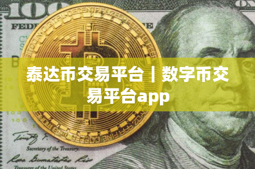 泰达币交易平台｜数字币交易平台app